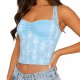 Summer Women's Top - Backless Jersey Lace Sleeveless Fashion