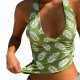 Casual Y2K Women's Tank Top - Backless V-Neck Sleeveless Streetwear