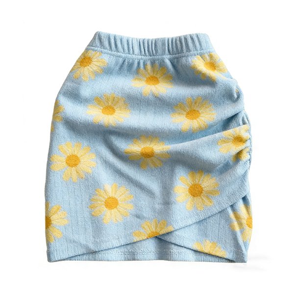 Elegant Slim-Fit Women's Skirt - Summer High-Waisted Asymmetric A-Line